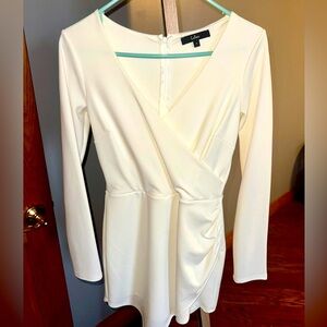 Lulus White Long Sleeve Romper